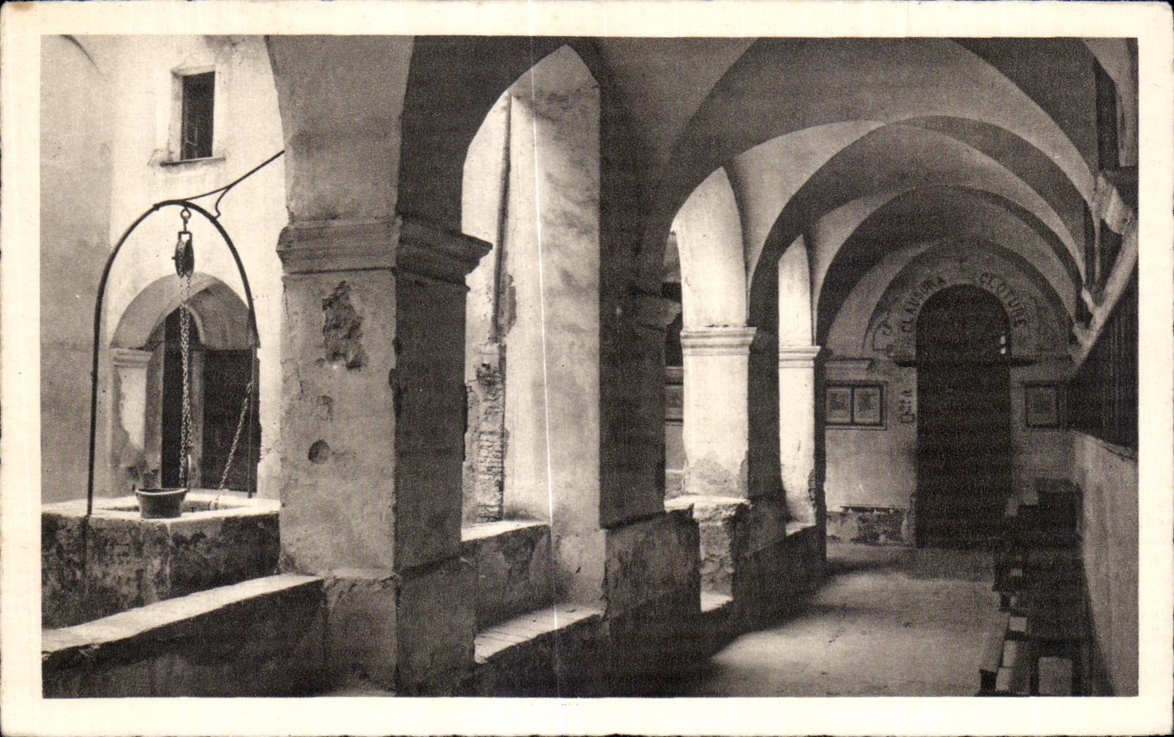 CPA Monastere of cimiez Nice the cloister