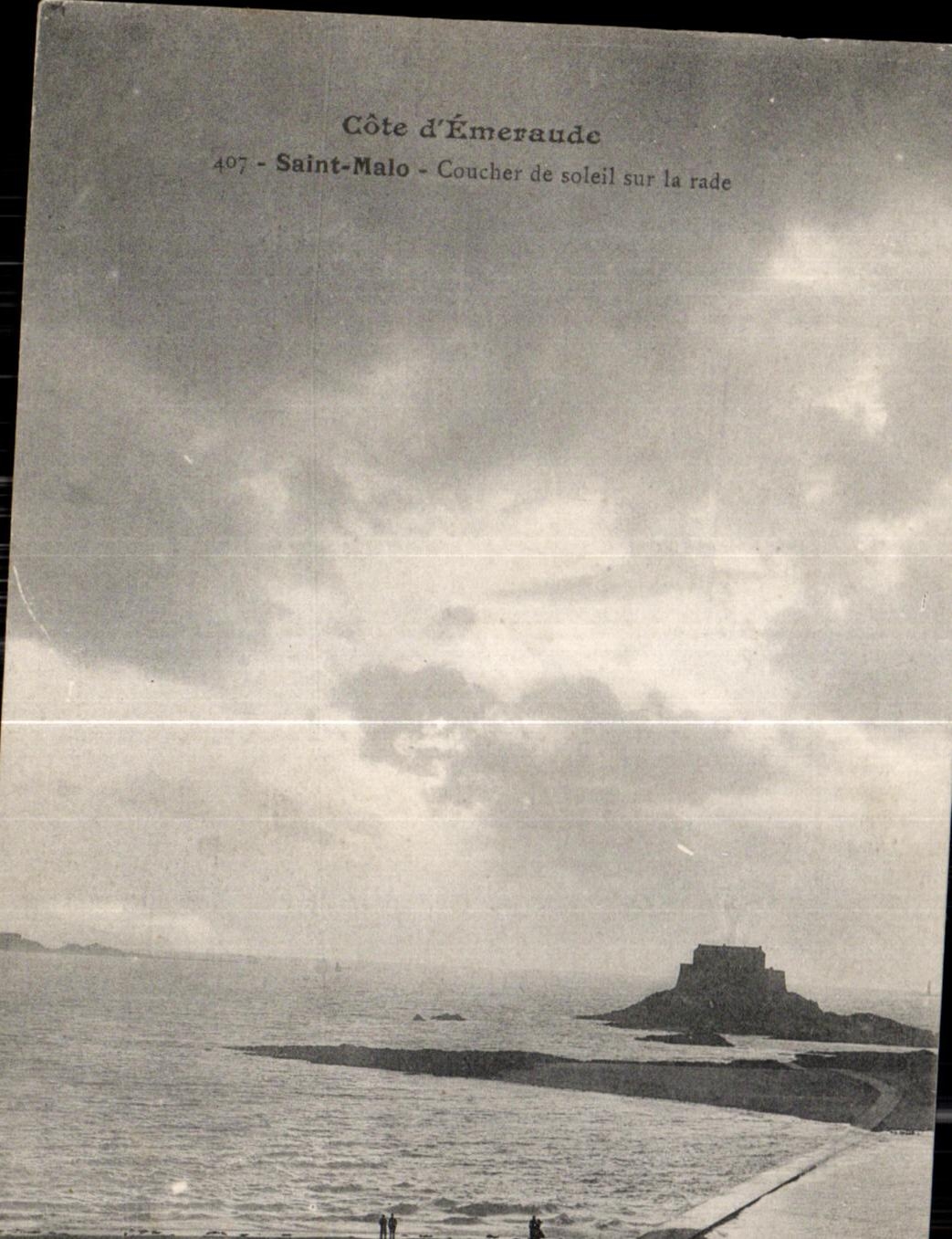 CPA Saint Malo To lay down Sun on the roads