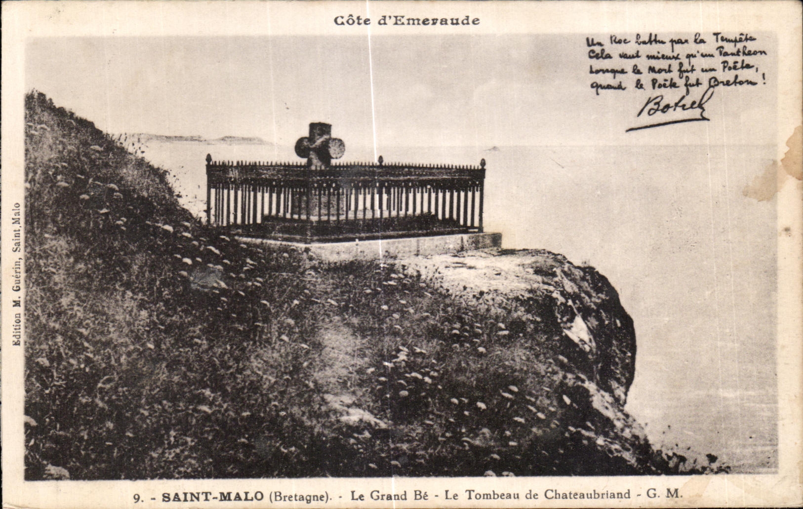 CPA Saint Malo (Brittany) Large Be Tomb of Chateaubriant