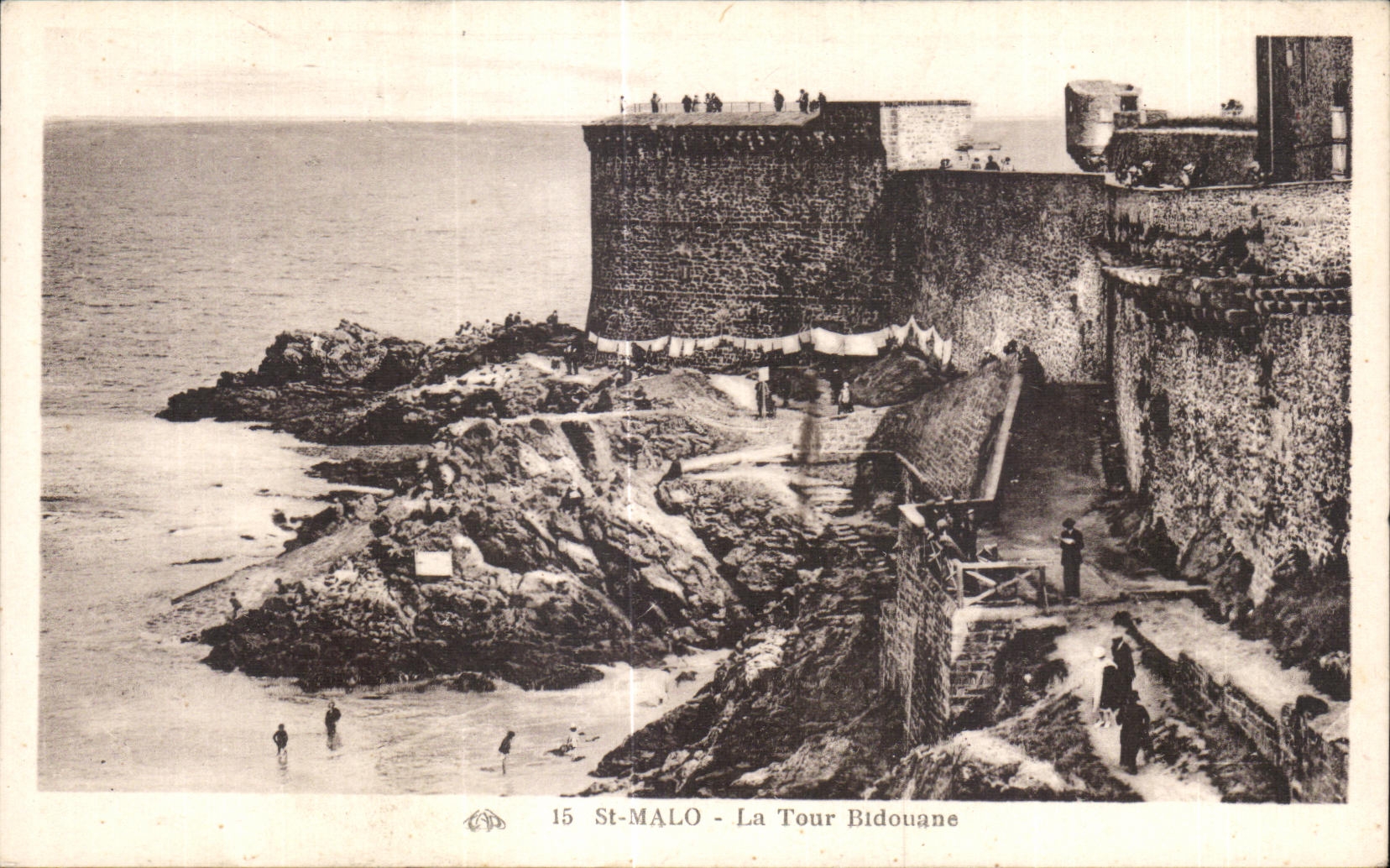 CPA Saint Malo the Bidouane Tower