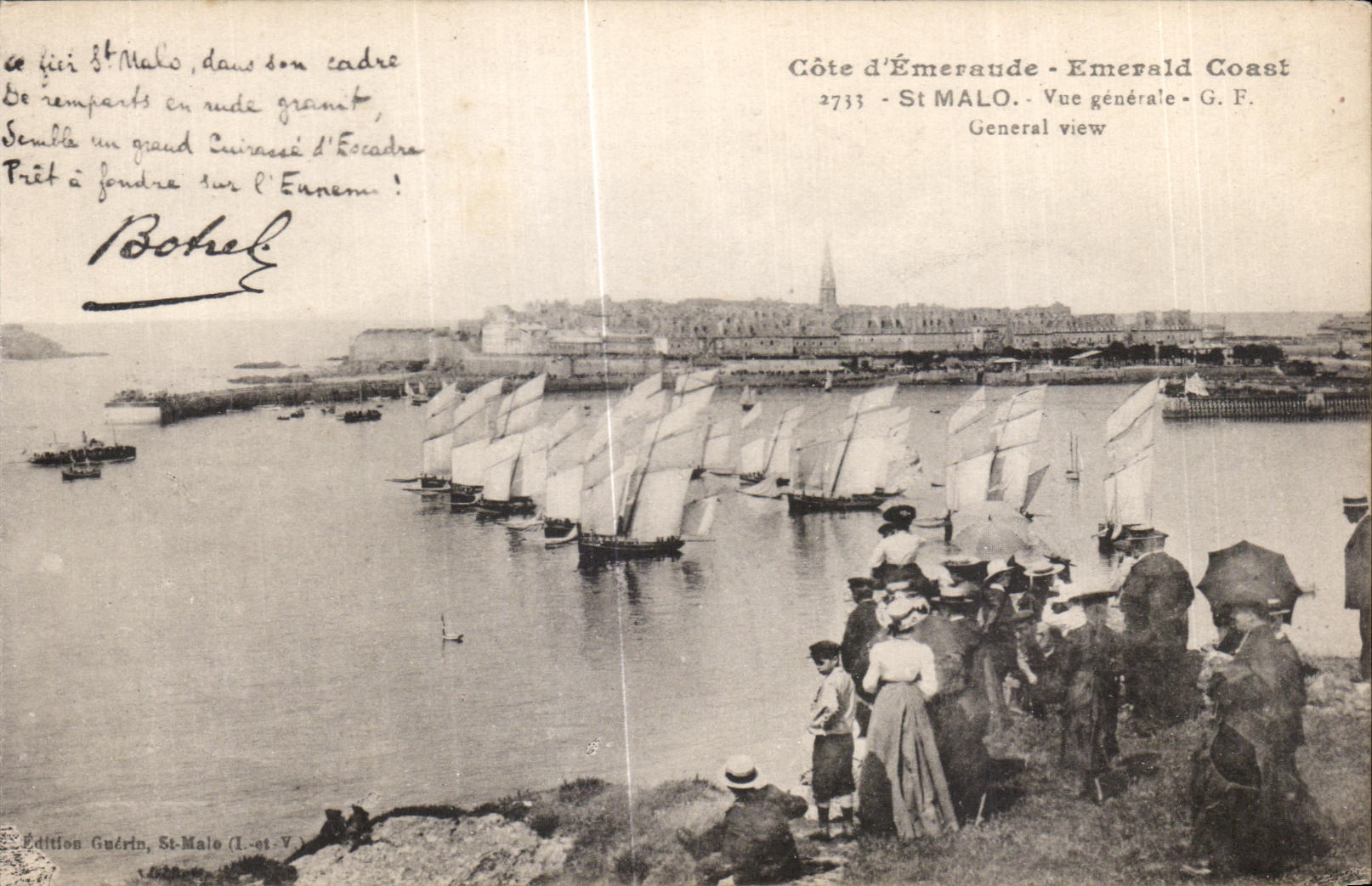 CPA Saint Malo View General View Botrel Boats