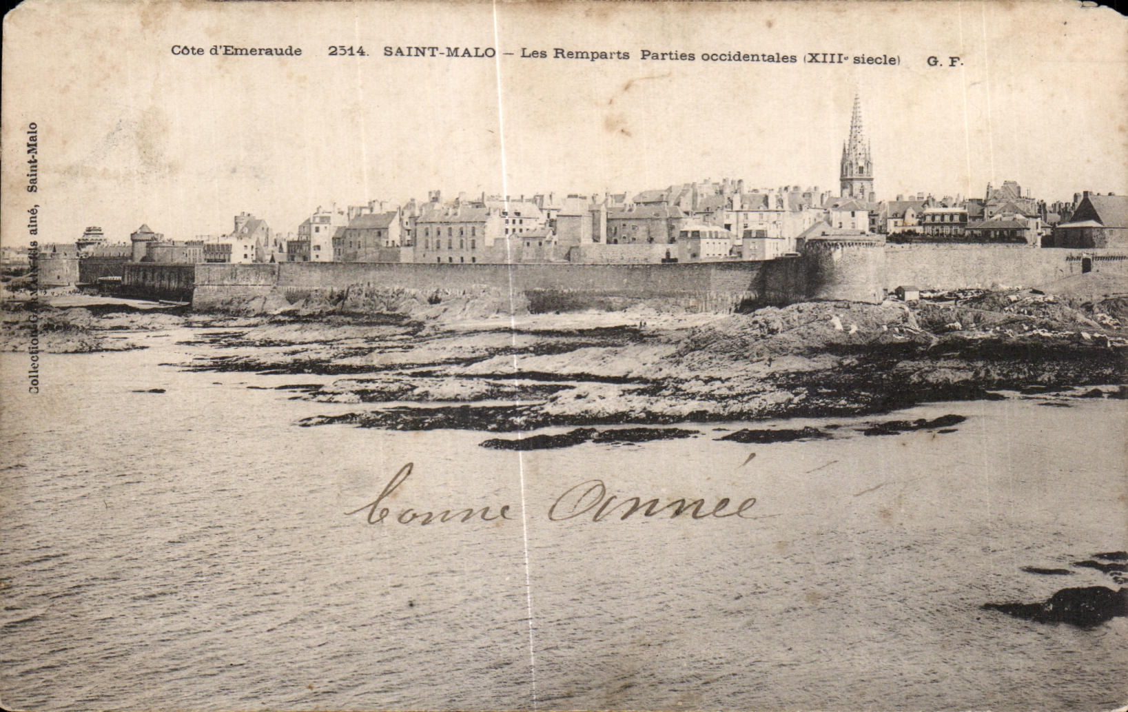 CPA Saint Malo Walls Left Western