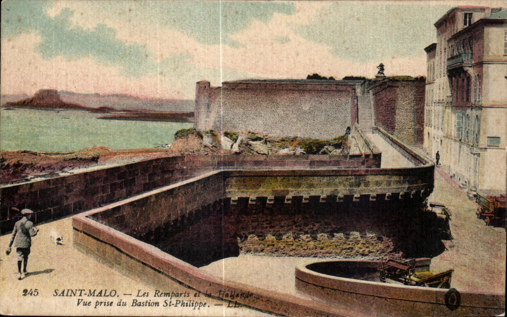 Paredes y Hayande de Malo del santo de CPA vistos del St Felipe del bastion