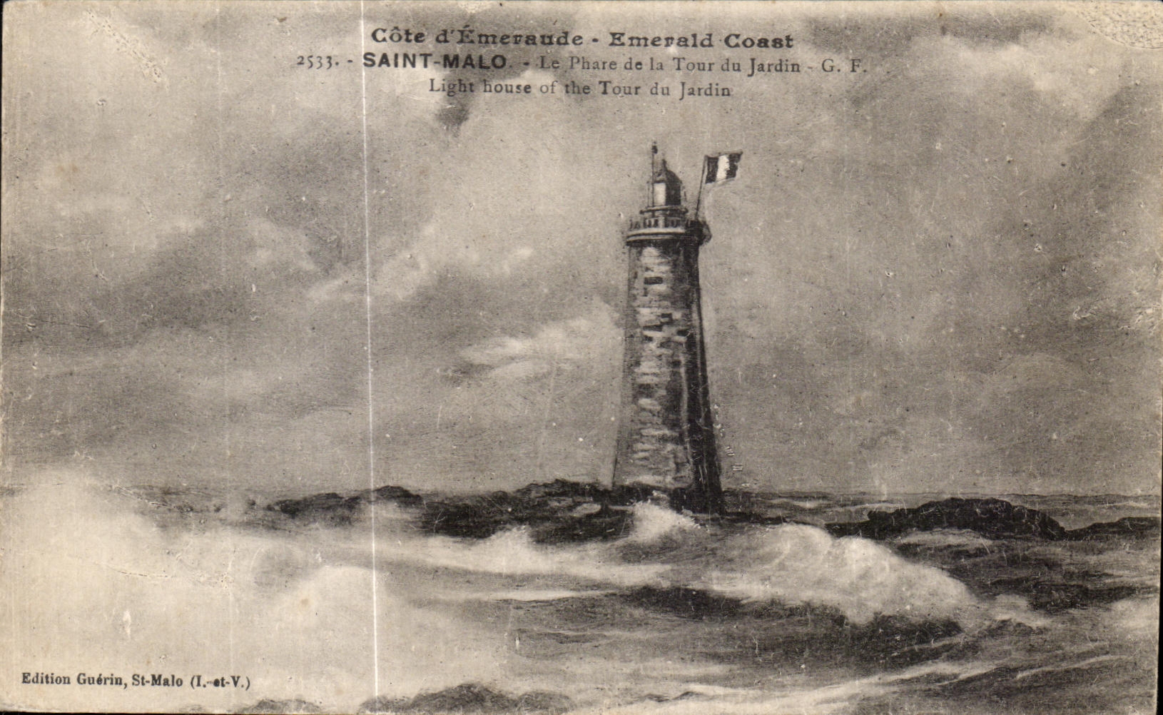 CPA Saint Malo La Phare de la Tour du Jardin