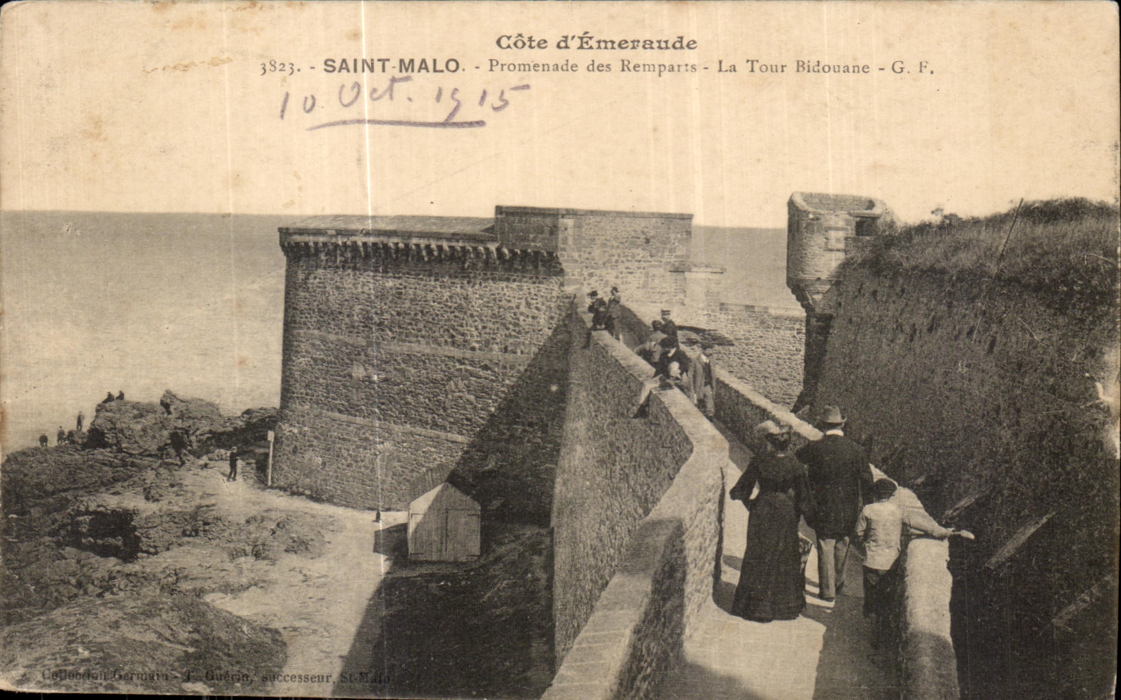 CPA dimensiona la promenade de Malo del santo de Emevaude de las paredes la torre de Bidouane
