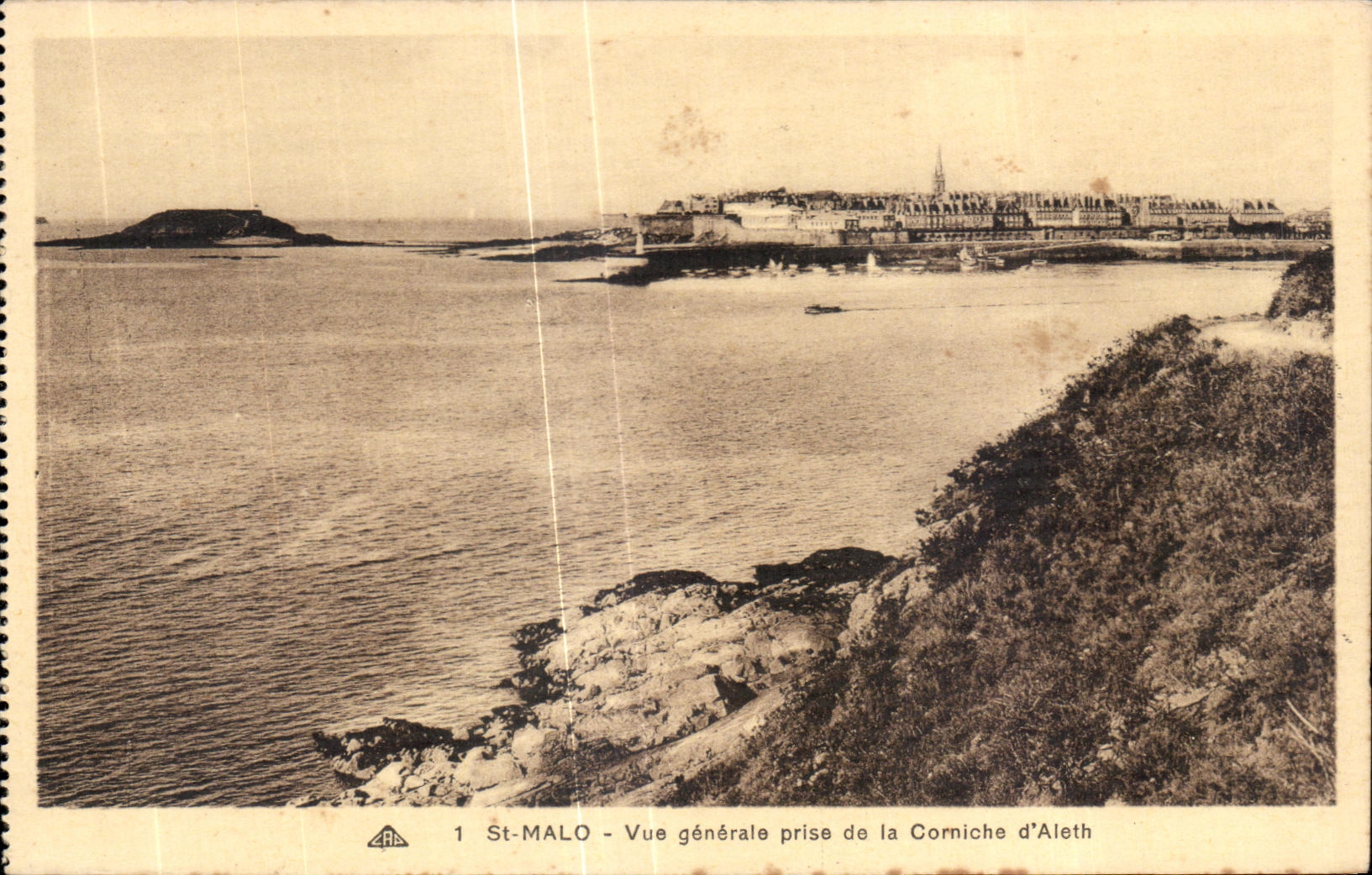 Opinion del St Malo de CPA tomada de la cornisa Aieth