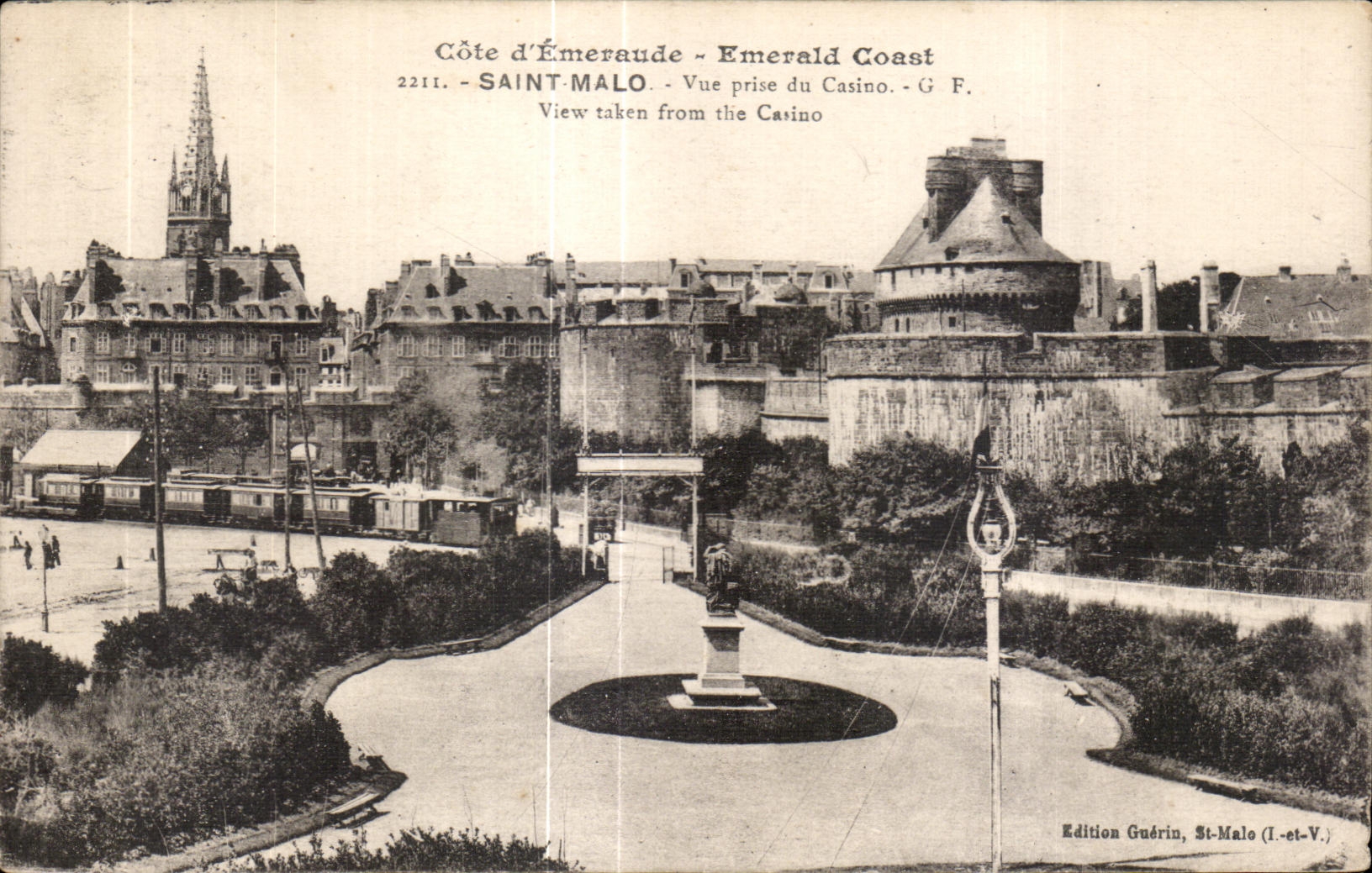 CPA visto del santo esmeralda Malo de la costa de Emevaude de las dimensiones de la opinion del casino tomada del casino