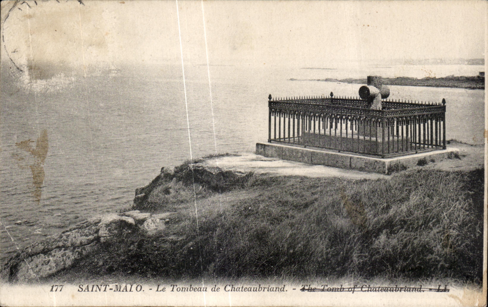 Santo Malo de CPA la tumba Chateaubriant