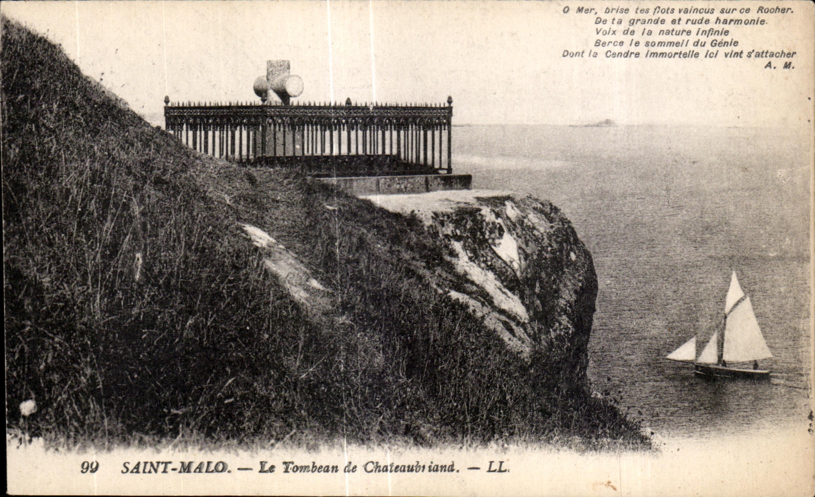 Santo Malo Tombean de Chateaubriand de CPA