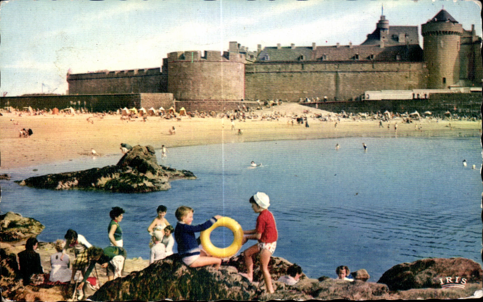 Playa de Malo ISCECorsair del santo de CPA de la gama y de las paredes