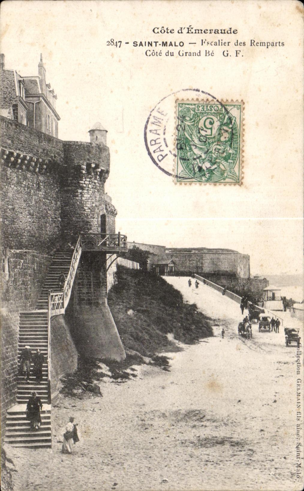 El santo de CPA que la escalera de Emeraude del corral de Malo de las paredes dimensiona grande sea