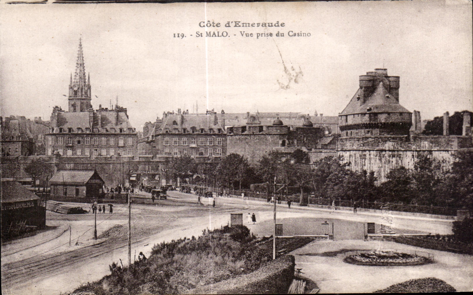 El santo Malo de CPA dimensiona Emeraude visto de casino