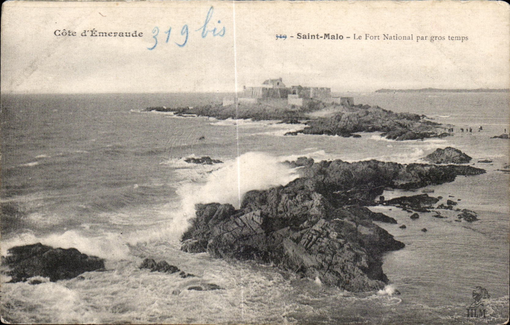 El santo Malo de CPA dimensiona Emeraude el nacional uno de la fortaleza por el tiempo pesado del Vue