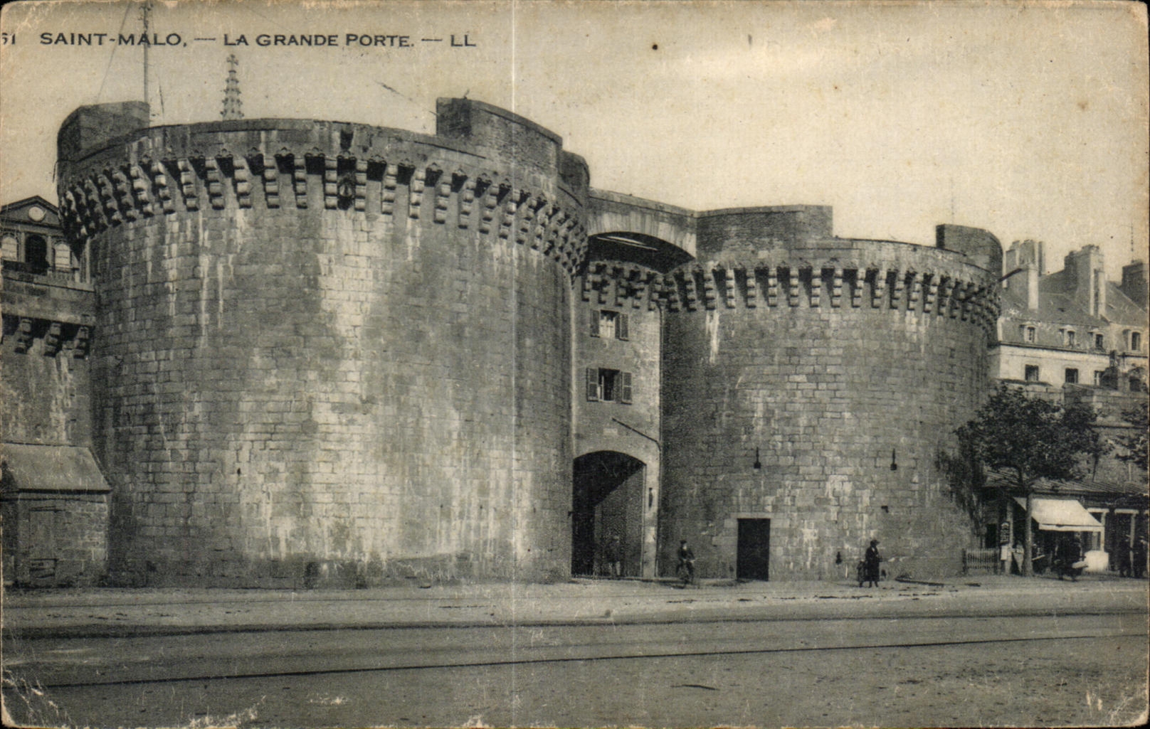 CPA Sant Malo la puerta grande