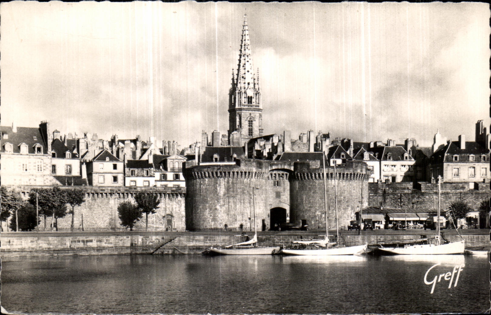 CPA en el santo Malo de Bretana la puerta grande