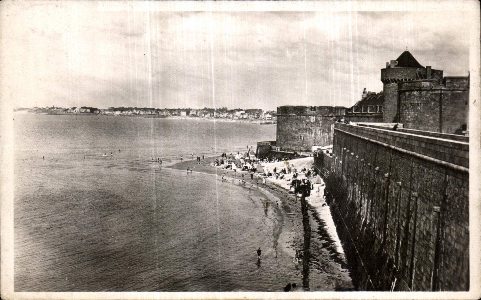 Playa de Malo del santo de CPA de la gama de I