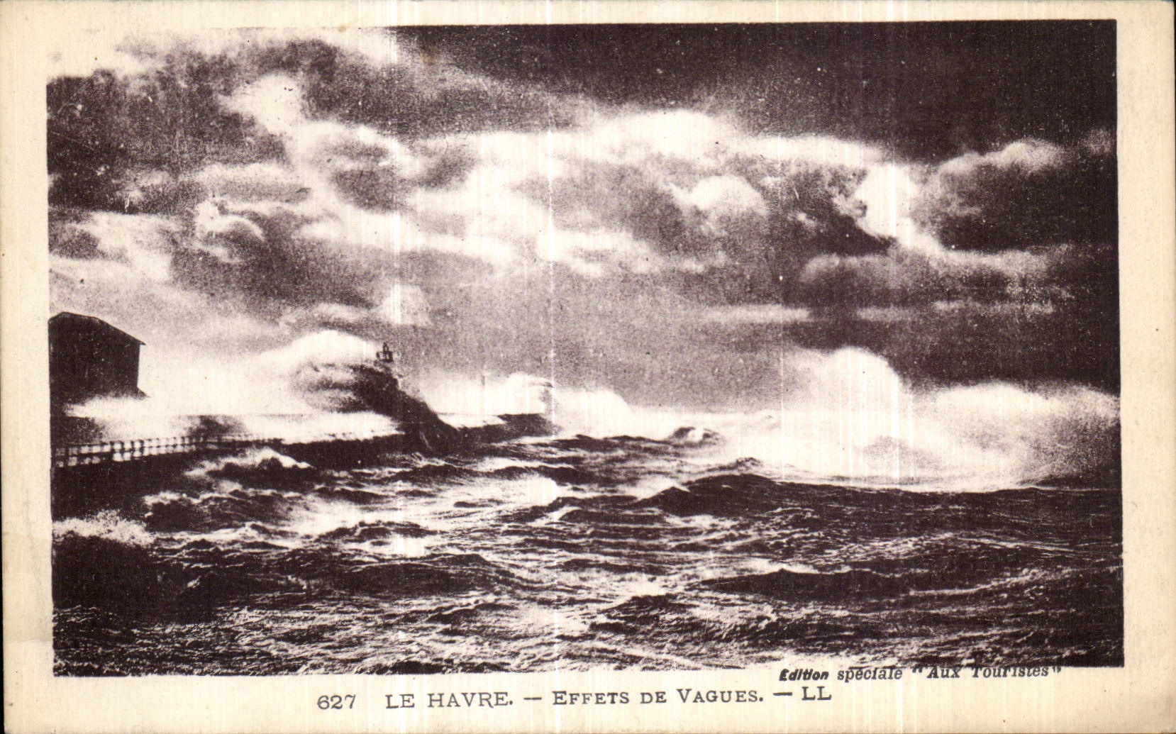 CPA Le Havre Effets De Vagues