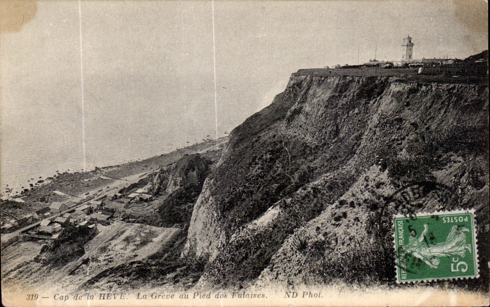 CPA Cape Le Havre of the heve the Strike of the Foot of Cliffs