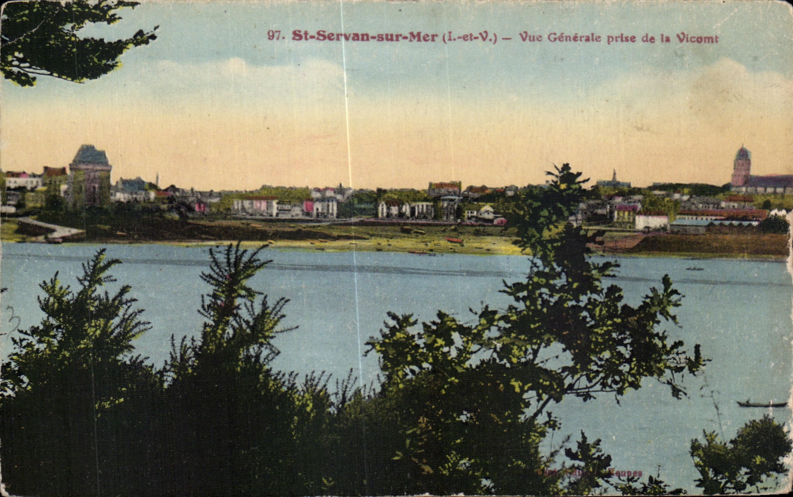 CPA St Servan sur Mer Vue Generale prise de la vicomt