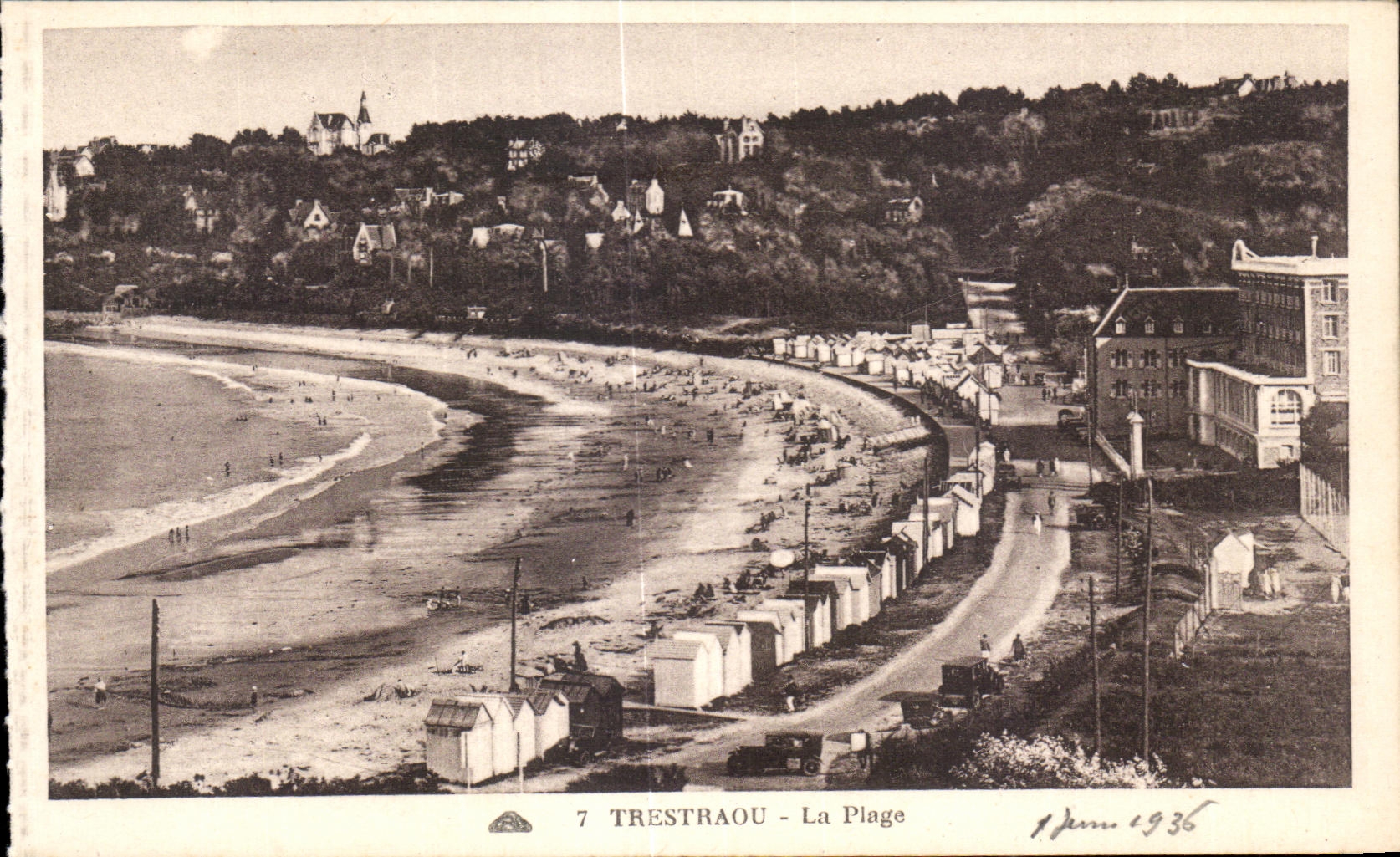 CPA Trestraou La plage