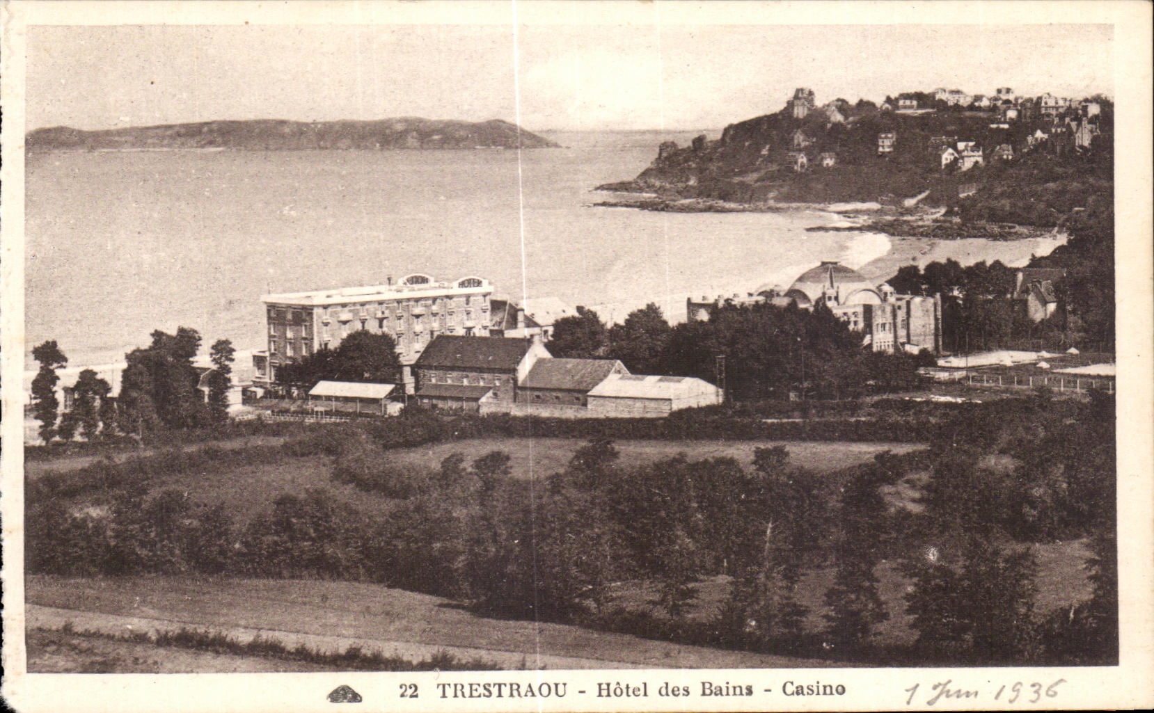 CPA Trestraou Hotel des Bains Casino