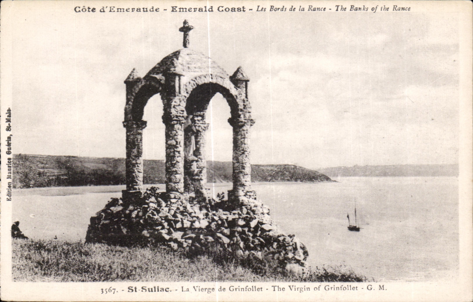 CPA St Suliac La Vierge de Grinfollet The Virgin of Grinfollet