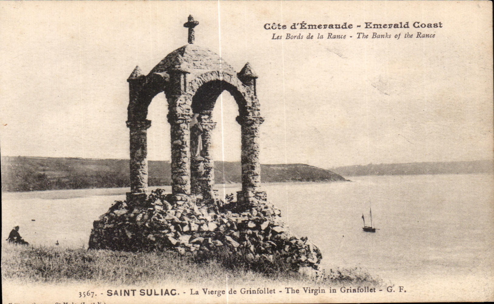 CPA Saint Suliac La vierge de Grinfollet The Virgin In Grinafollet