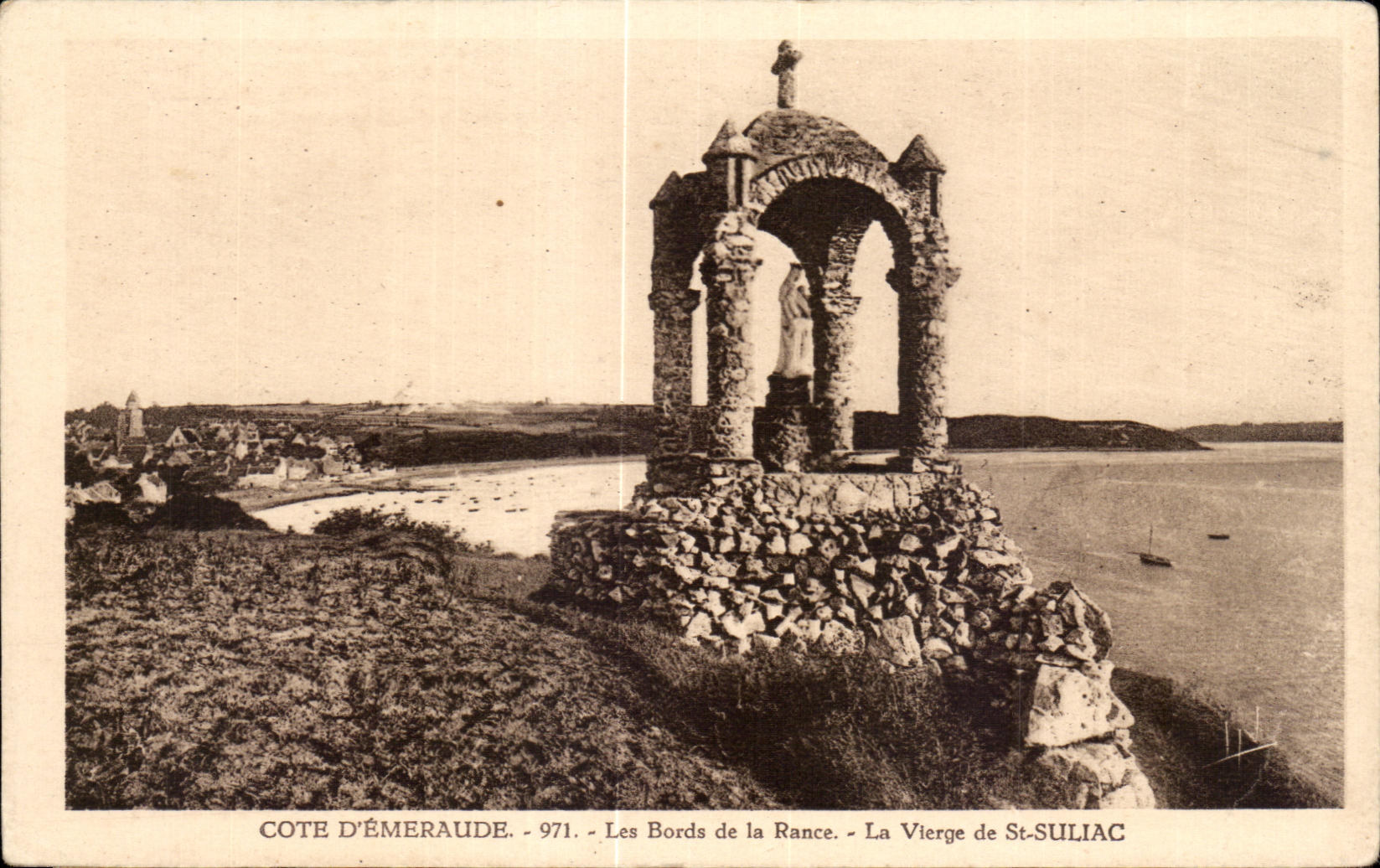 CPA Cote D Emeraude Les Bords de la Rance La Vierge de St Suliac