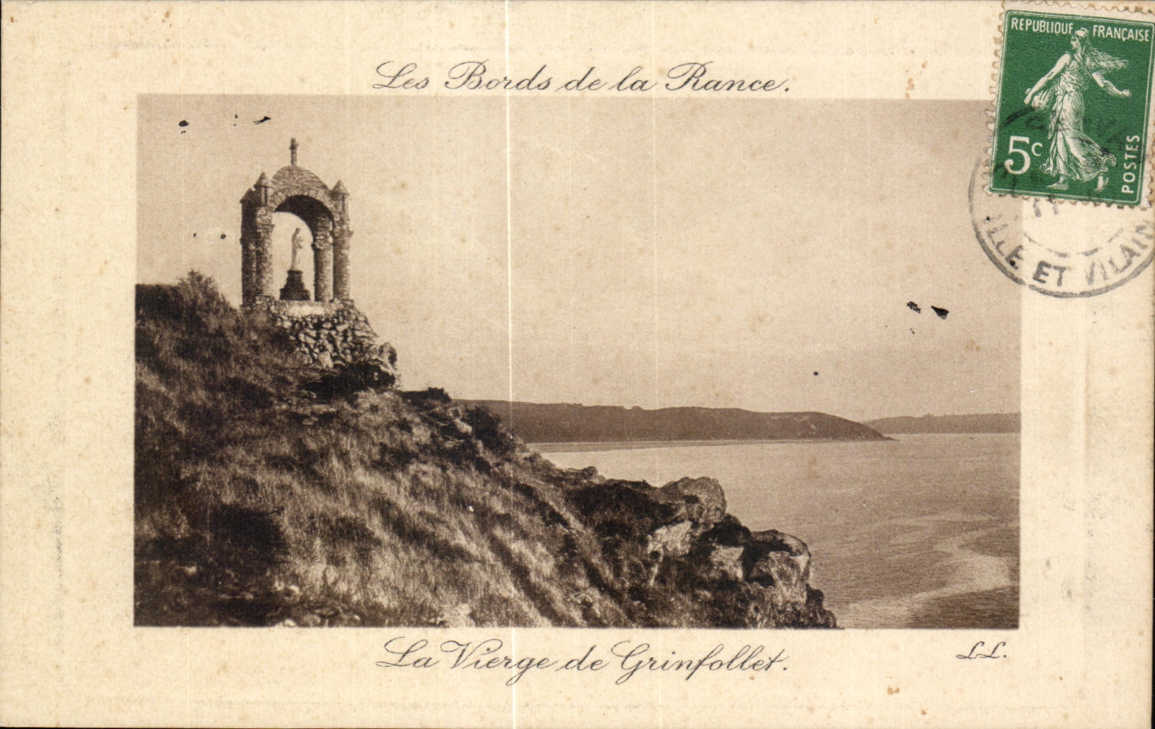 CPA Bords de la Rance La Vierge 