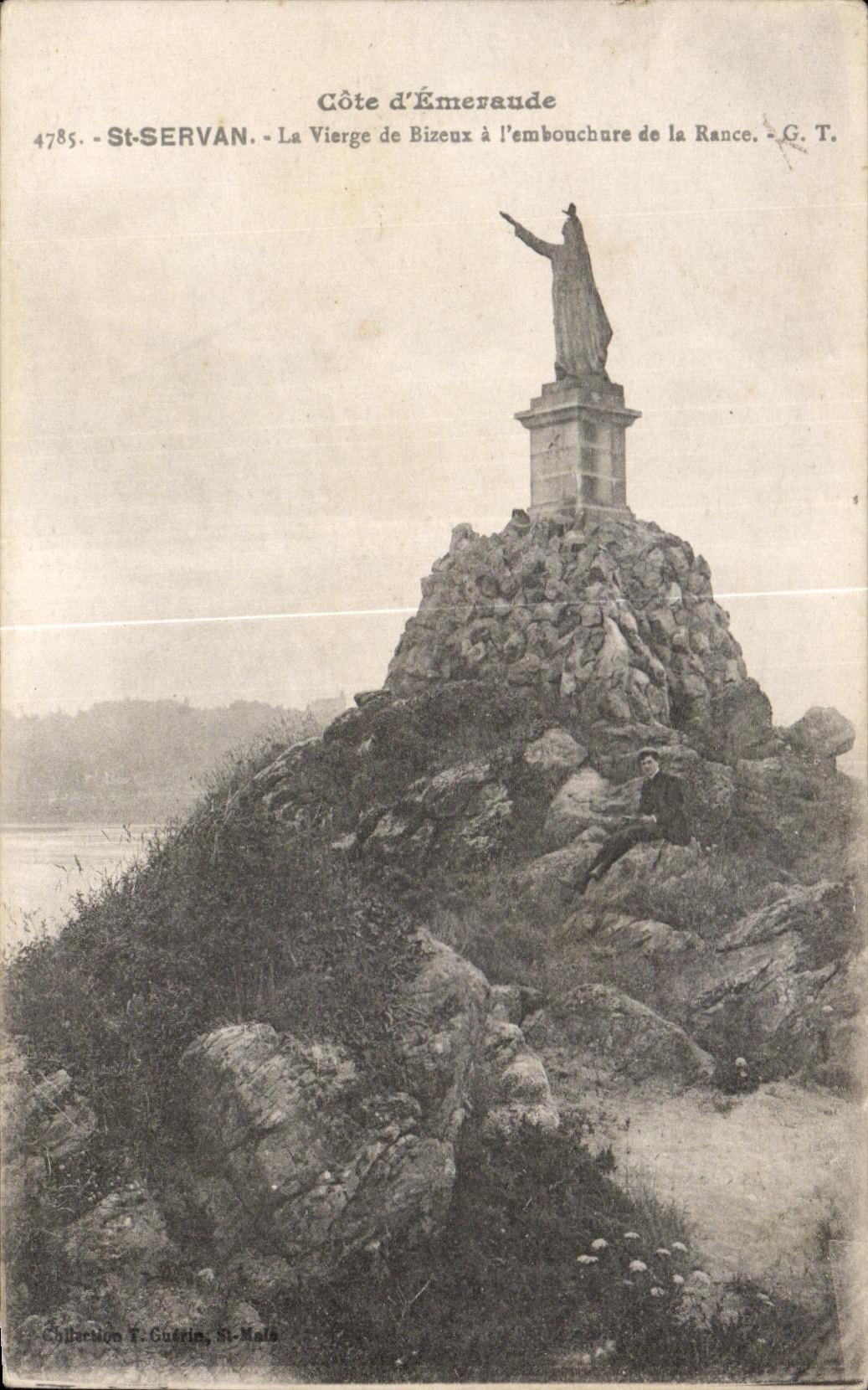 CPA Saint Servan Cote d Emeraude La Vierge de Bizeox