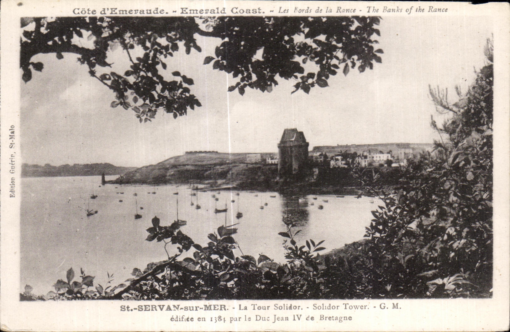CPA St Servan sur Mer La Tour Solidor Solidor Tower edifice en