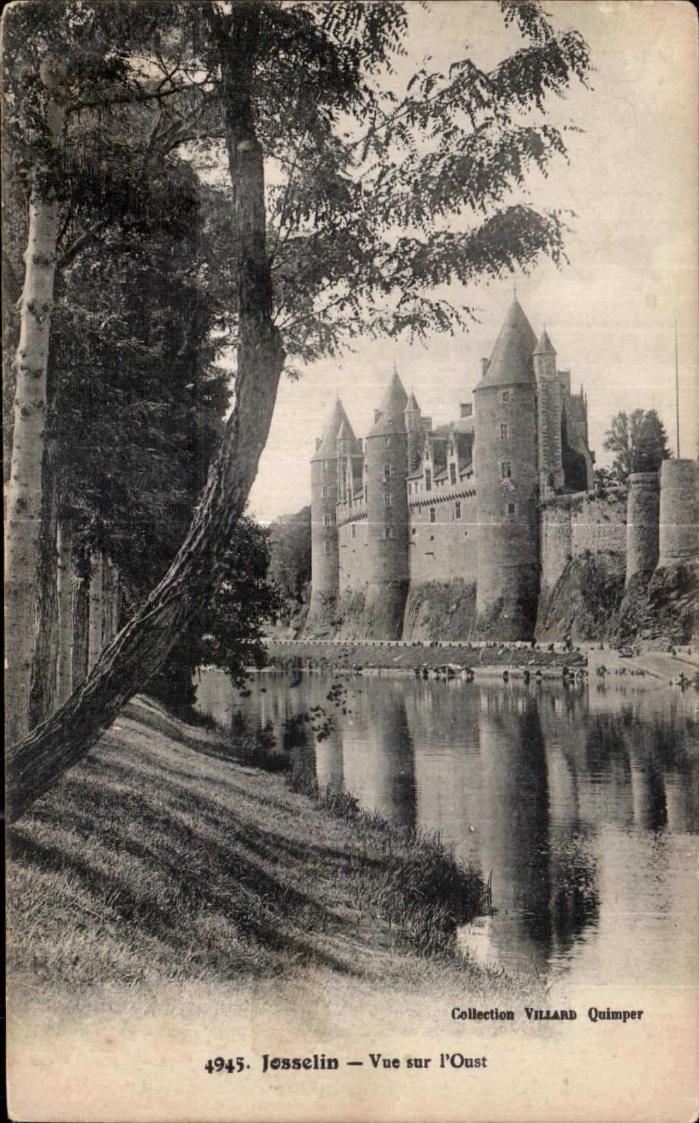 CPA Josselin visto encendido expulso el castillo