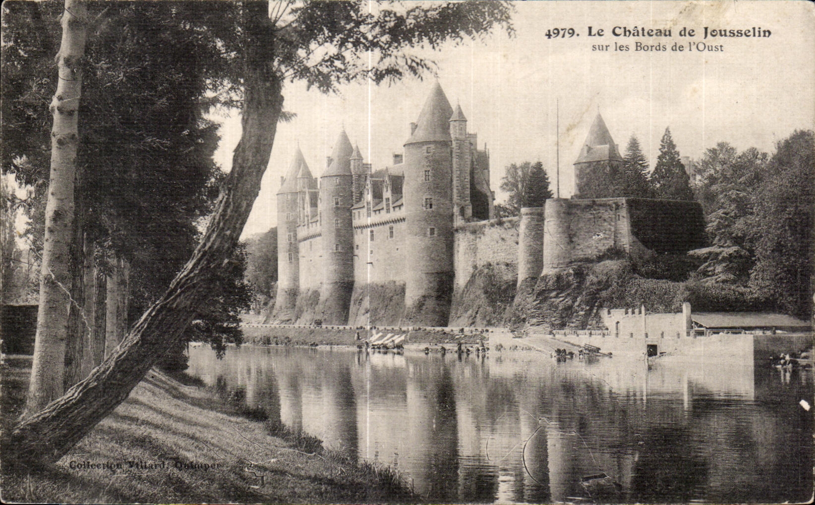 CPA que el castillo de Jousselin en los bordes del mi expulsa