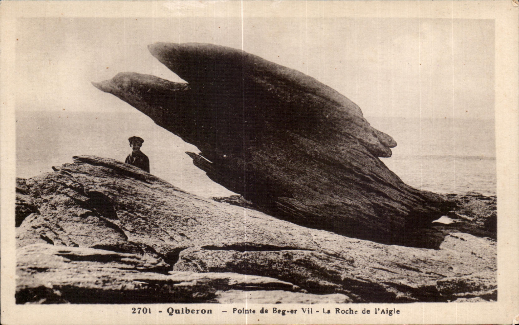CPA Quiberon pointe de Beg er Vil La Roche de I Aigle