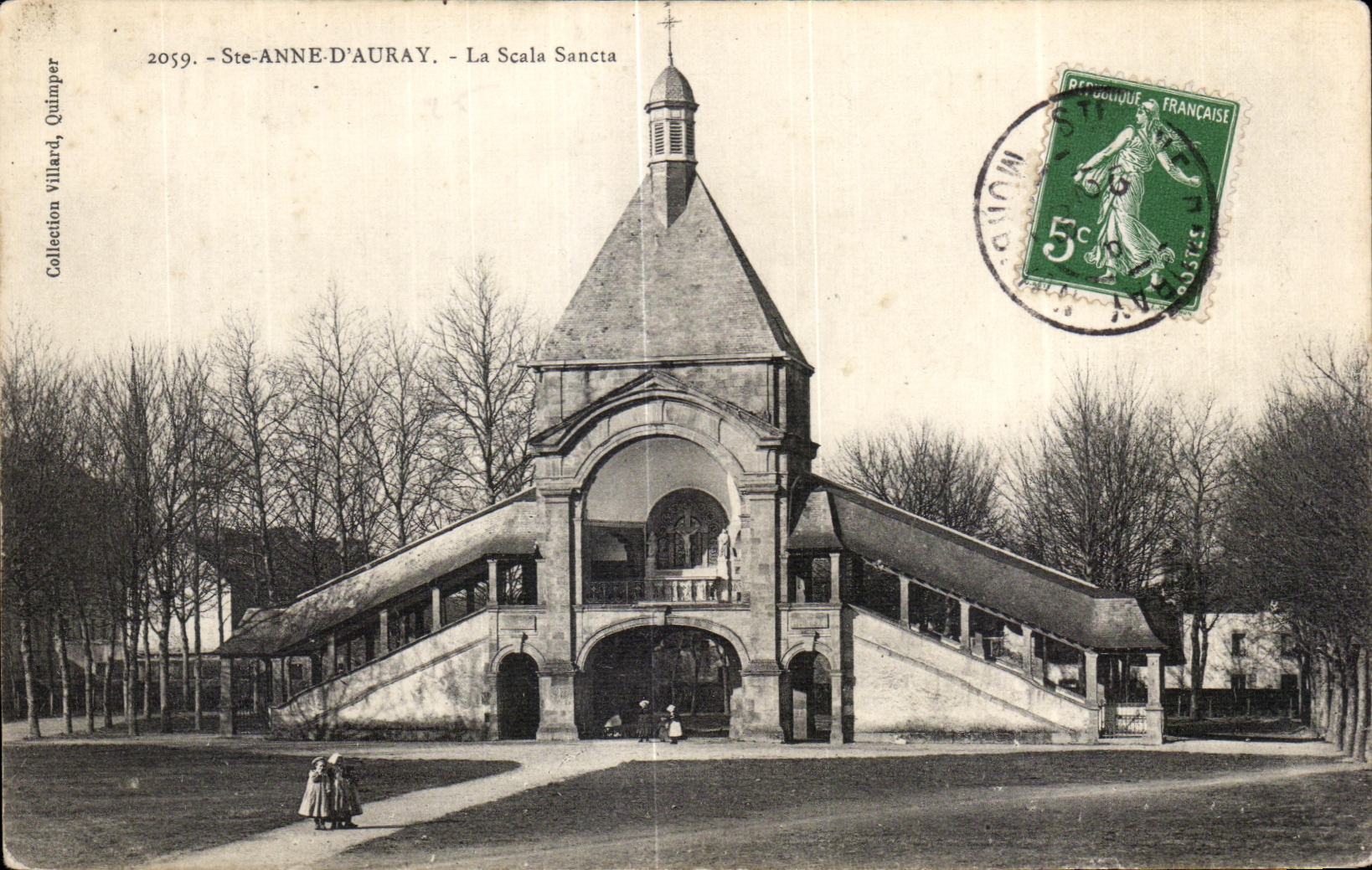 CPA Sainte Anne Auray Scala Sancta