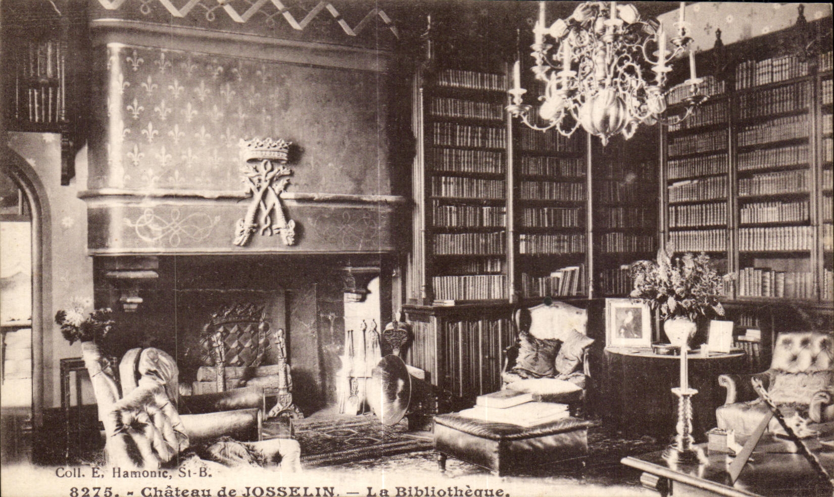 CPA Castle De Josselin la biblioteca de la biblioteca