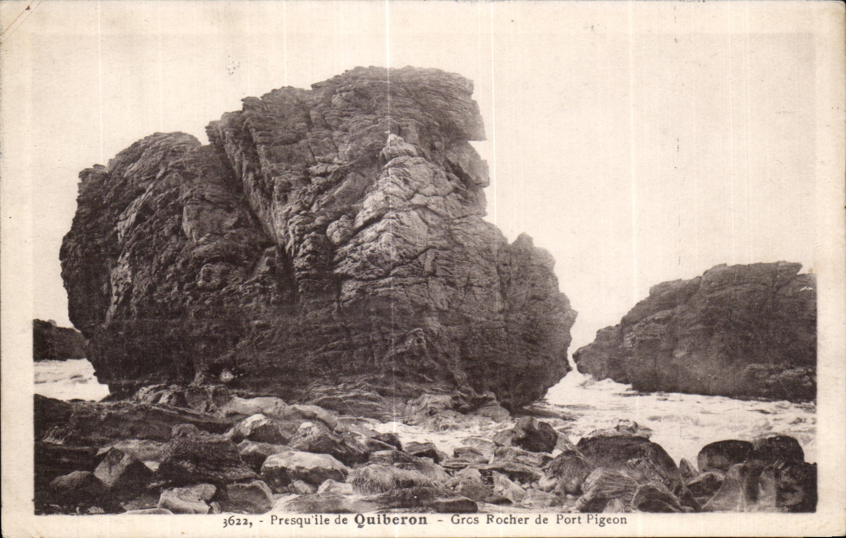 CPA Presquile de Quiberon Gres Rocher de Port Pigeon