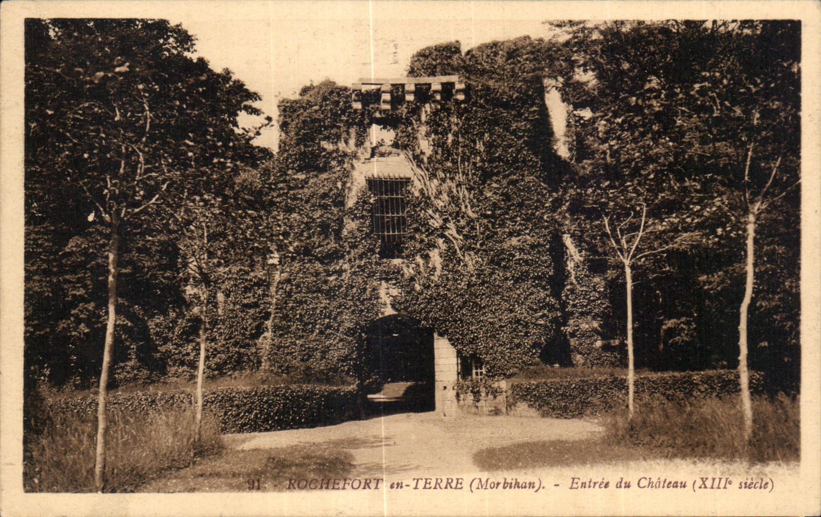 CPA Rochefort Entree du Chateau