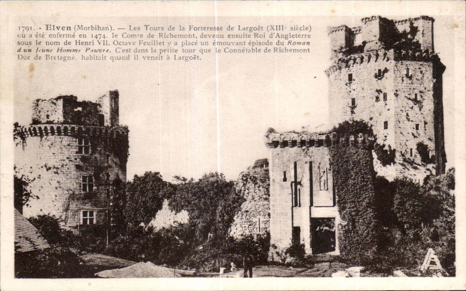 CPA Elven Tours of the Fortress of Largoet