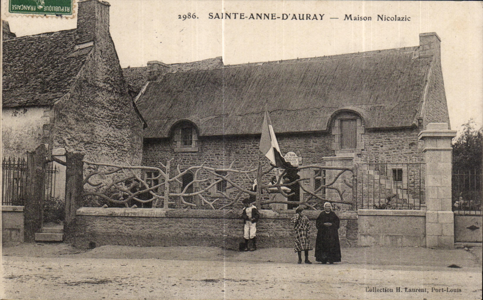 CPA Sainte Anne Auray Nicolazic House