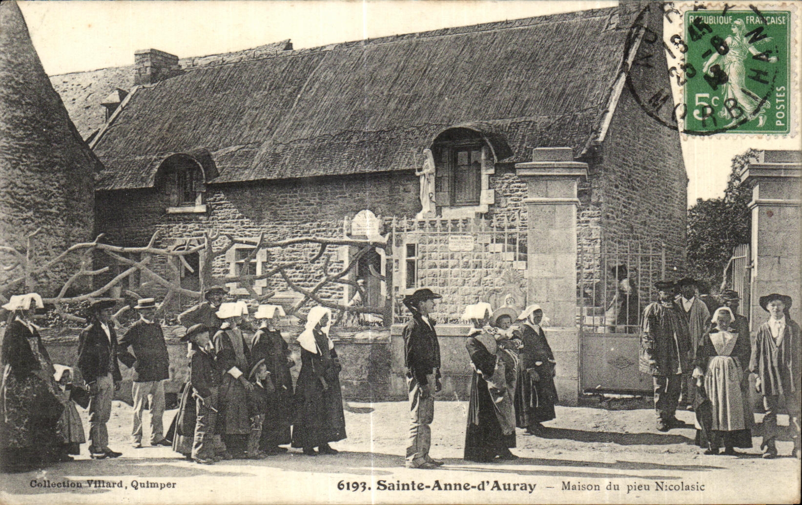 CPASainte Anne Auray House of the Nicolazic pile