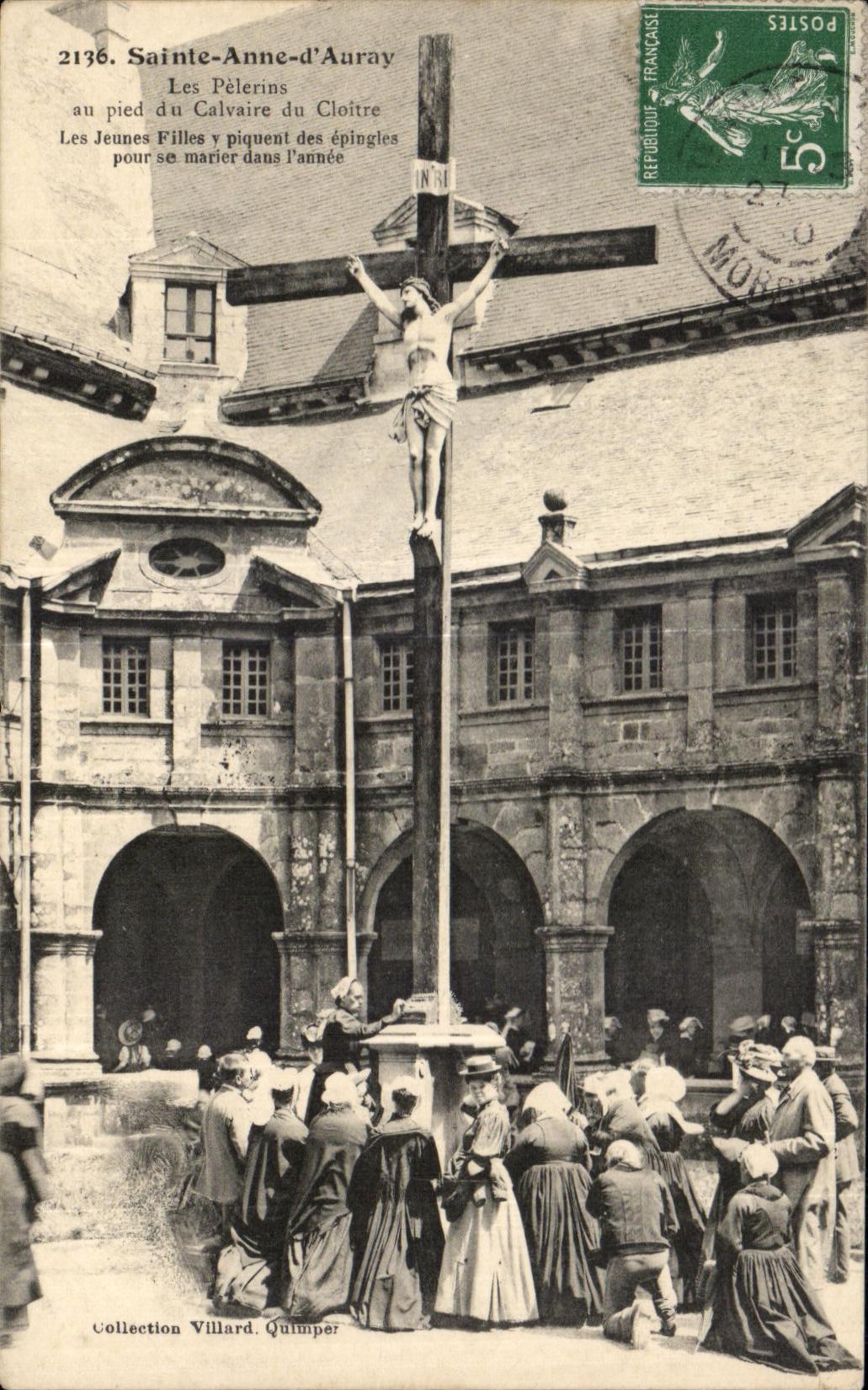 CPASainte Anne Auray the Pilgrims year pried of the Martyrdom of the Cloister the young girls Prick of the eplogles for Marie