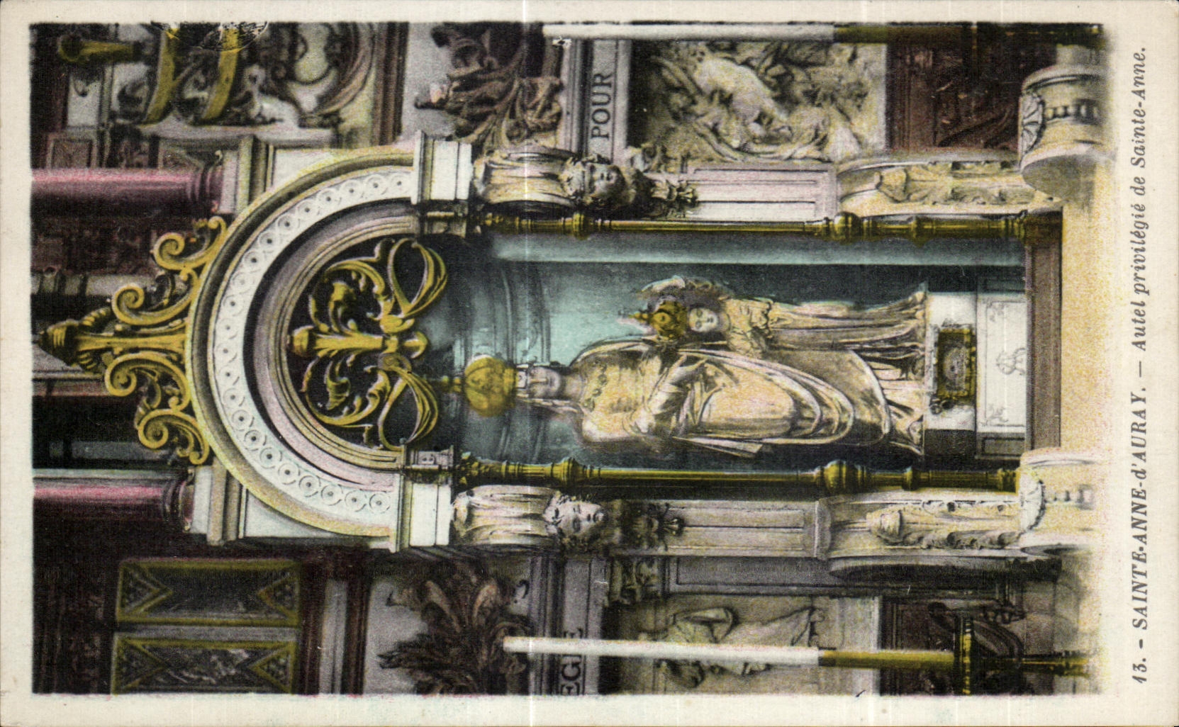 CPA Sainte Anne Auray Priotiegre Furnace bridge of holy Anne