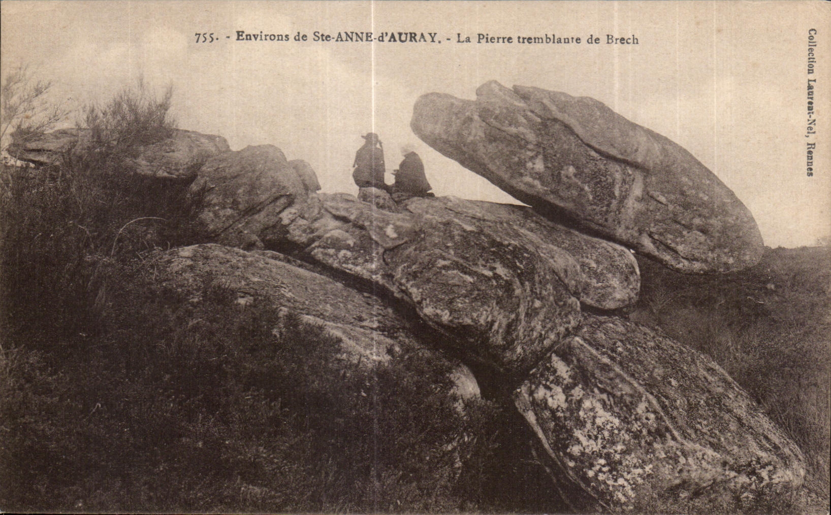 CPA Surroundings of Anne Auray Pierre Trembling of Brech