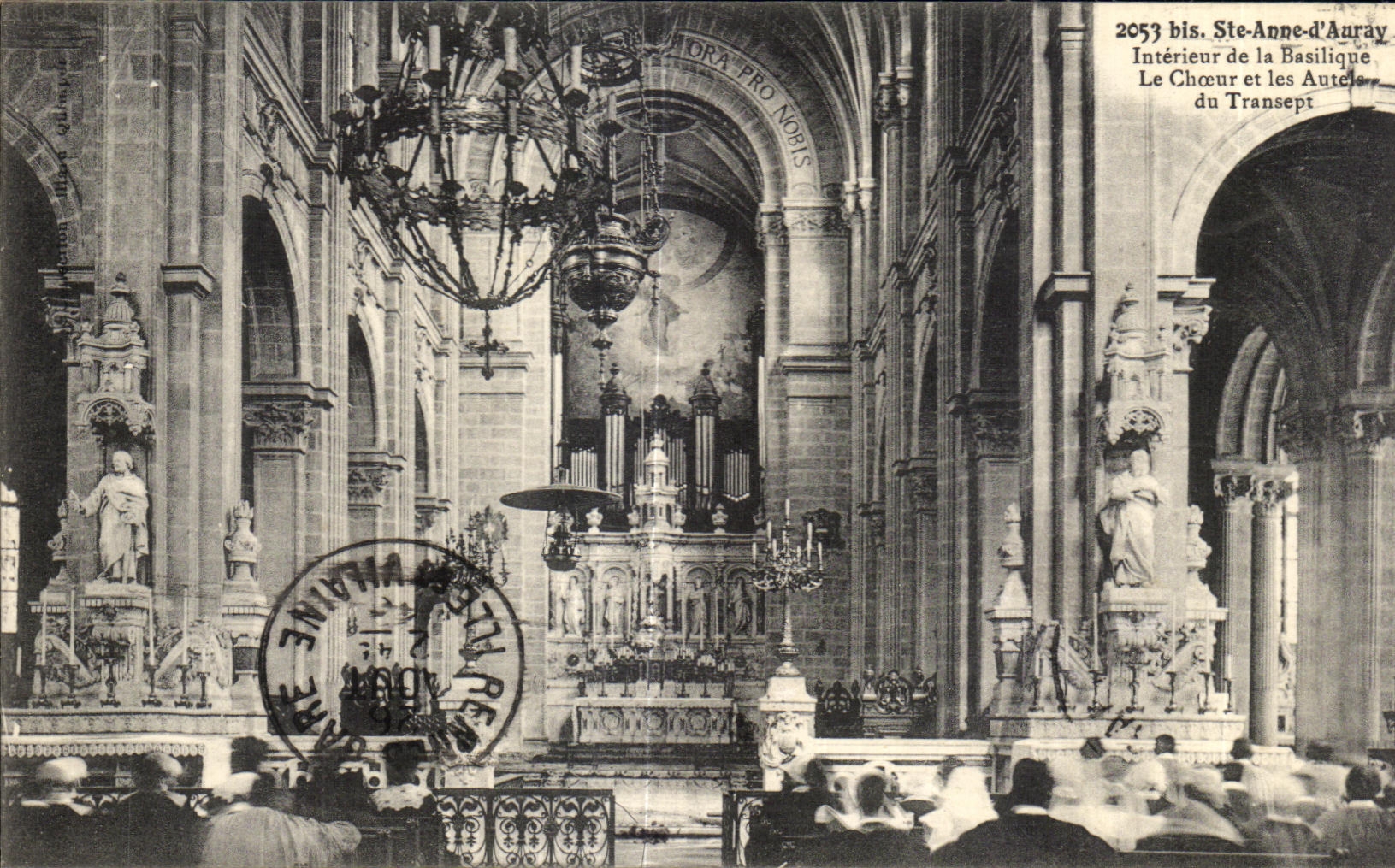 CPA Anne Interior Auray of Basilique Le Chorus and the Furnace bridge Organ