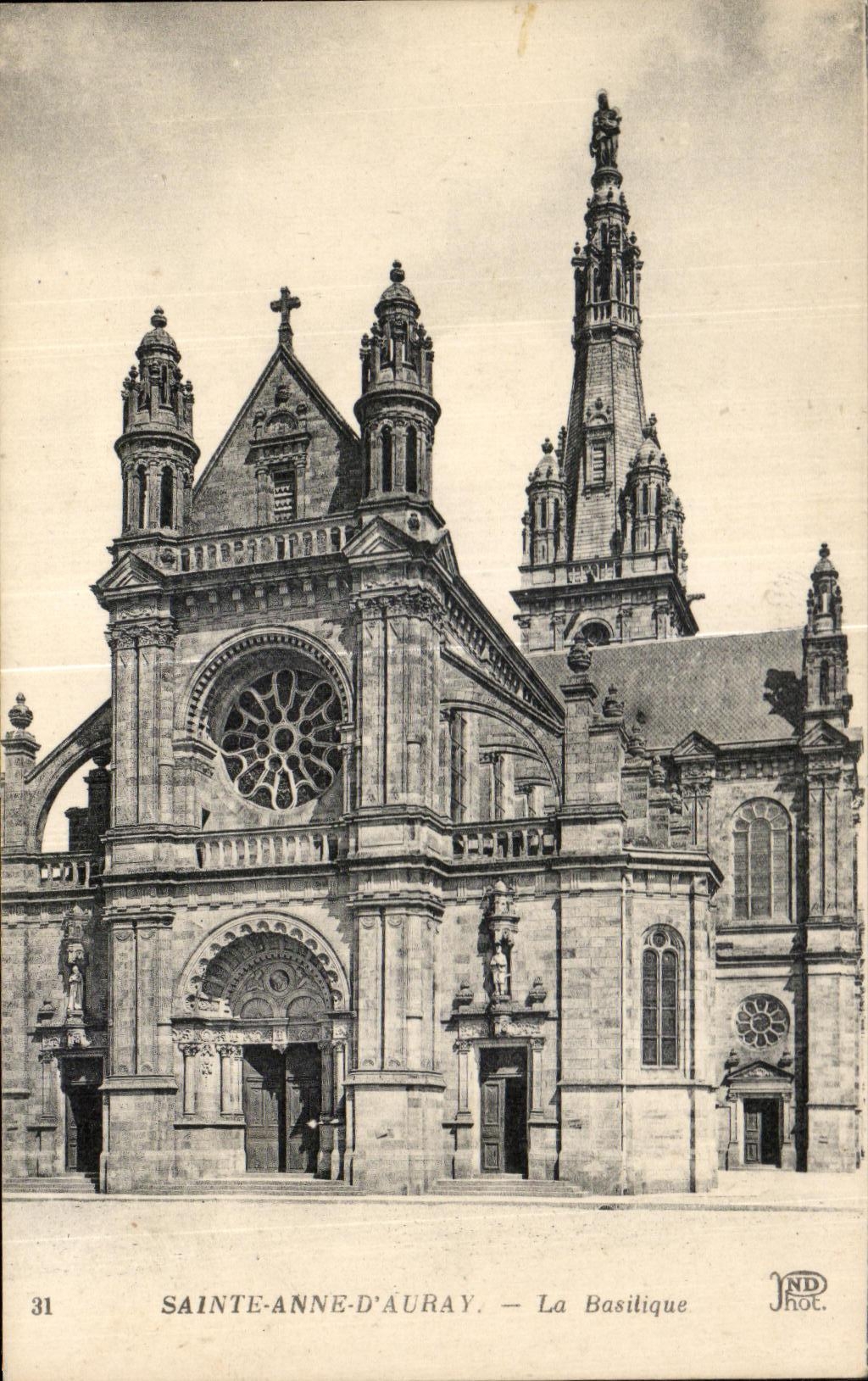 CPA Saint Anne Auray the Basilica
