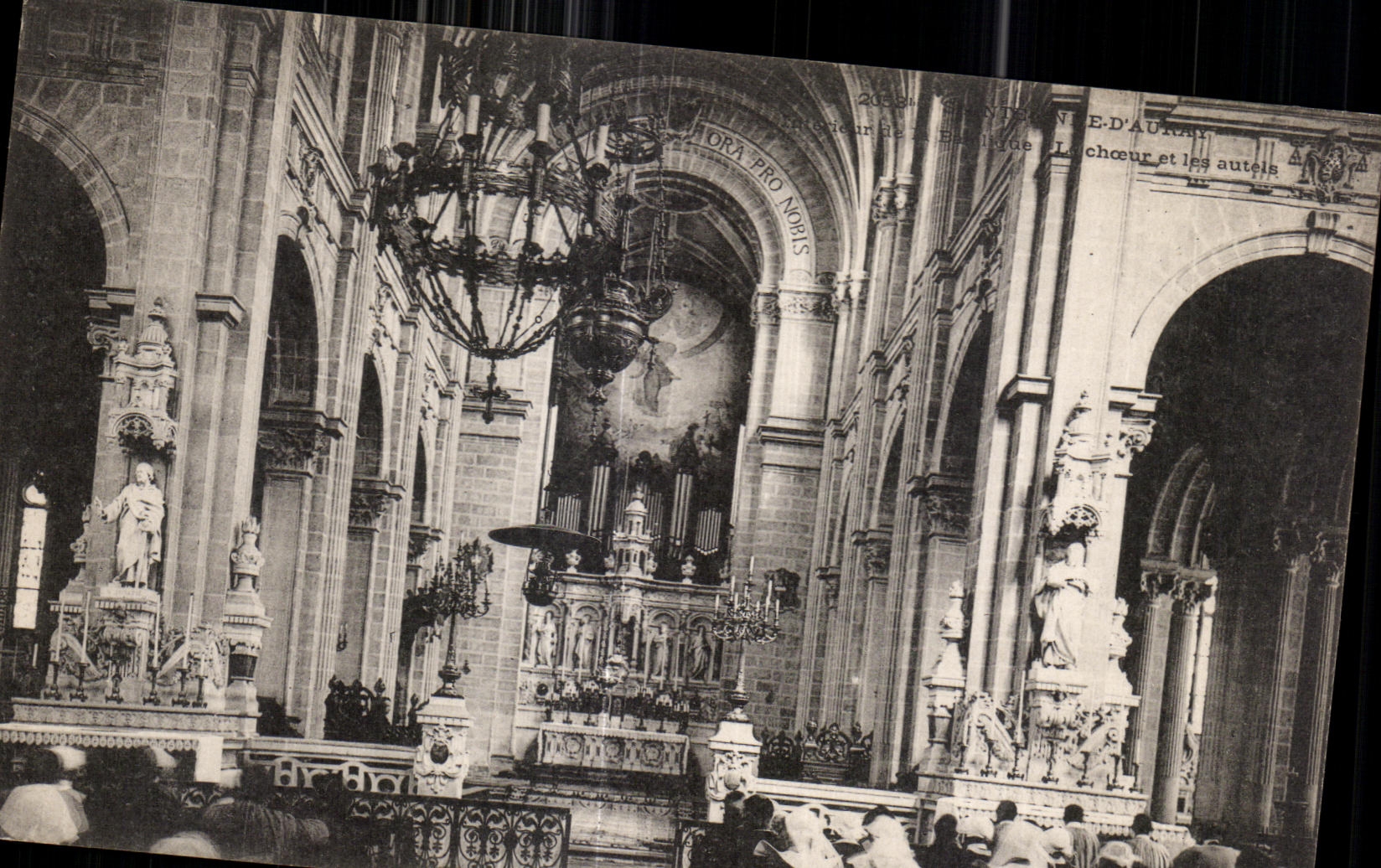 CPA Saint Anne Auray Le chorus and the furnace bridges Organ