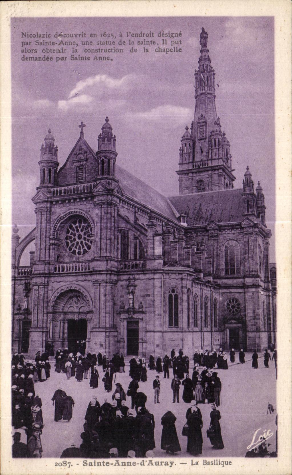 CPA Sainte Anne Auray Basillque