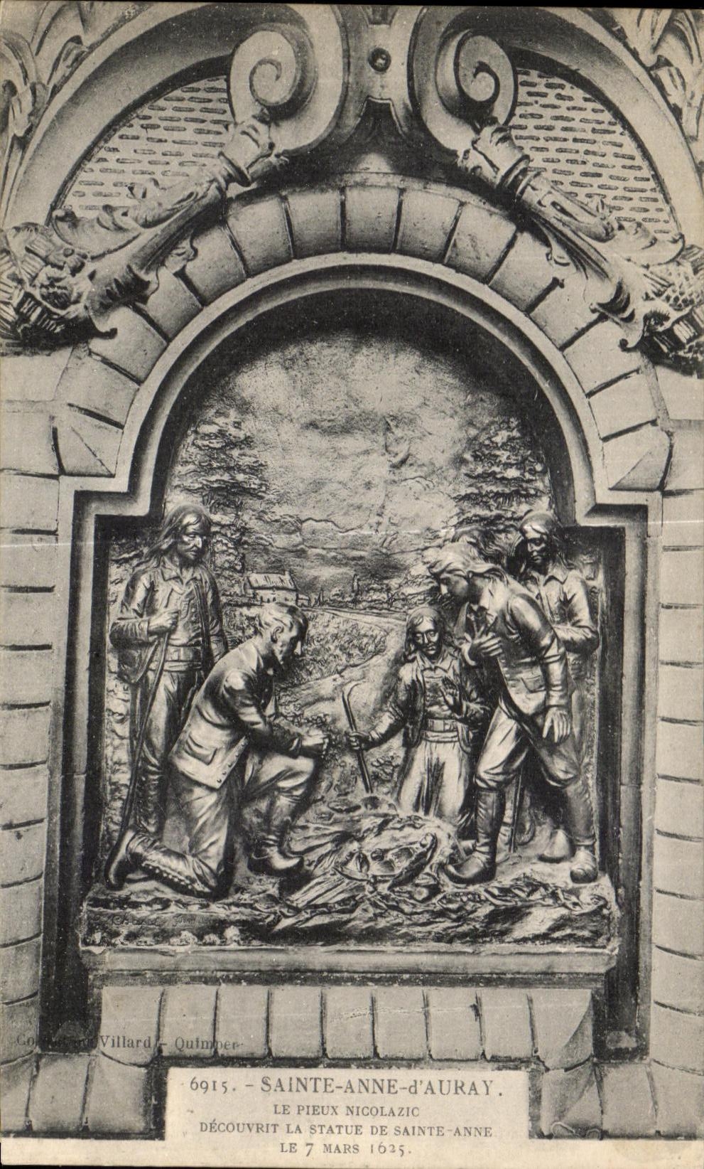 CPA Sainte Anne Auray Le Nicolazic piles