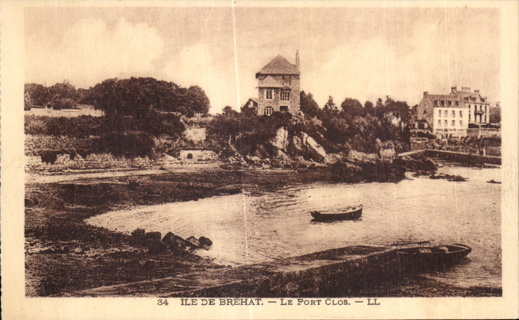 CPA Ilede Brehat Le Port Clos